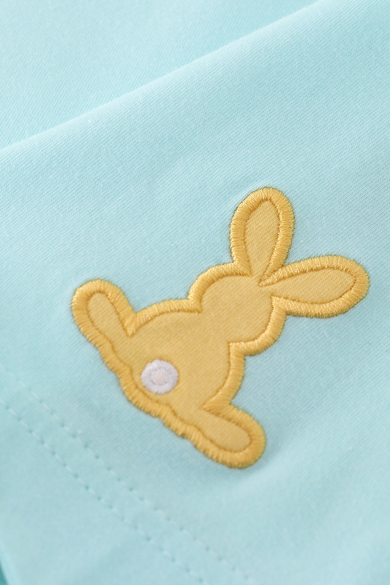 Premium Mint bunny embroidery set