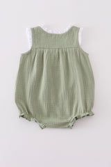 Premium sage ruffle bubble