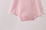 Pink ribbon ruffle bow bubble