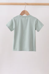 Green vehicle embroidery top