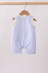 Blue seersucker pocket jonjon