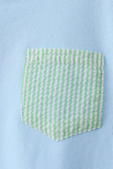 Colorblock pocket shorts set