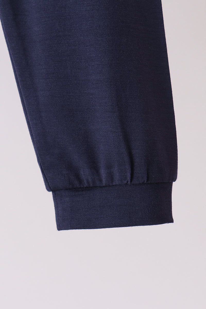 Navy bamboo pajama set