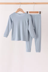 Blue bamboo pajama set