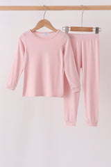 Pink bamboo pajama set