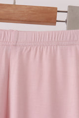 Pink bamboo pajama set