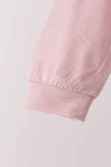 Pink bamboo pajama set