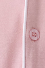 Pink bamboo mom pajama set