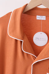 Caramel bamboo mom pajama set