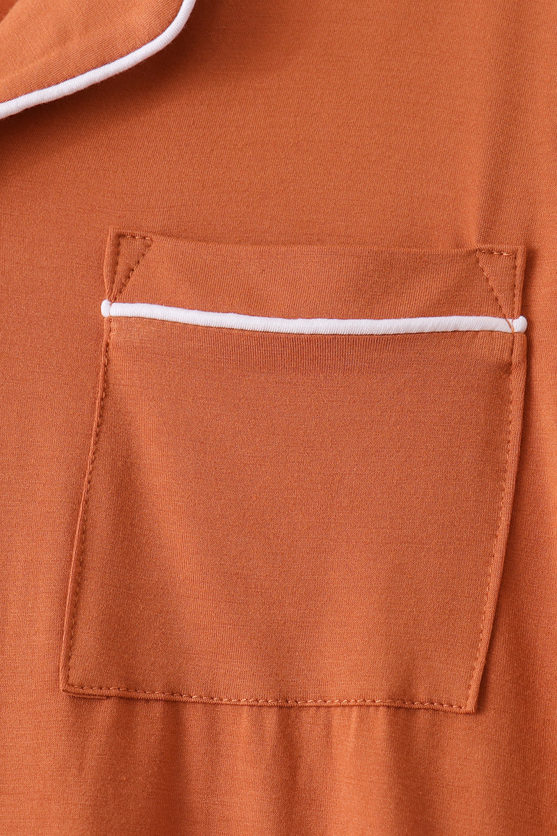 Caramel bamboo mom pajama set
