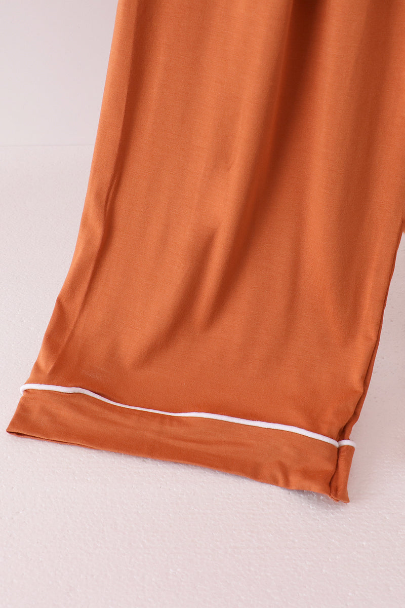 Caramel bamboo mom pajama set