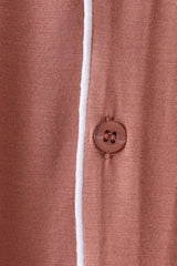 Dusty rose bamboo mom pajama set