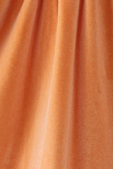 Gold velvet bow dress