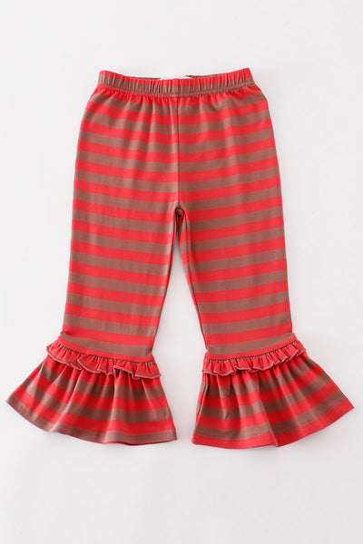 Platinum Red stripe ruffle pants – Honeydew USA
