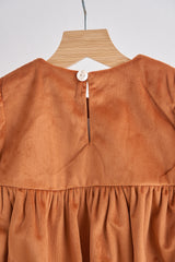 Carmel velvet lace girl bubble