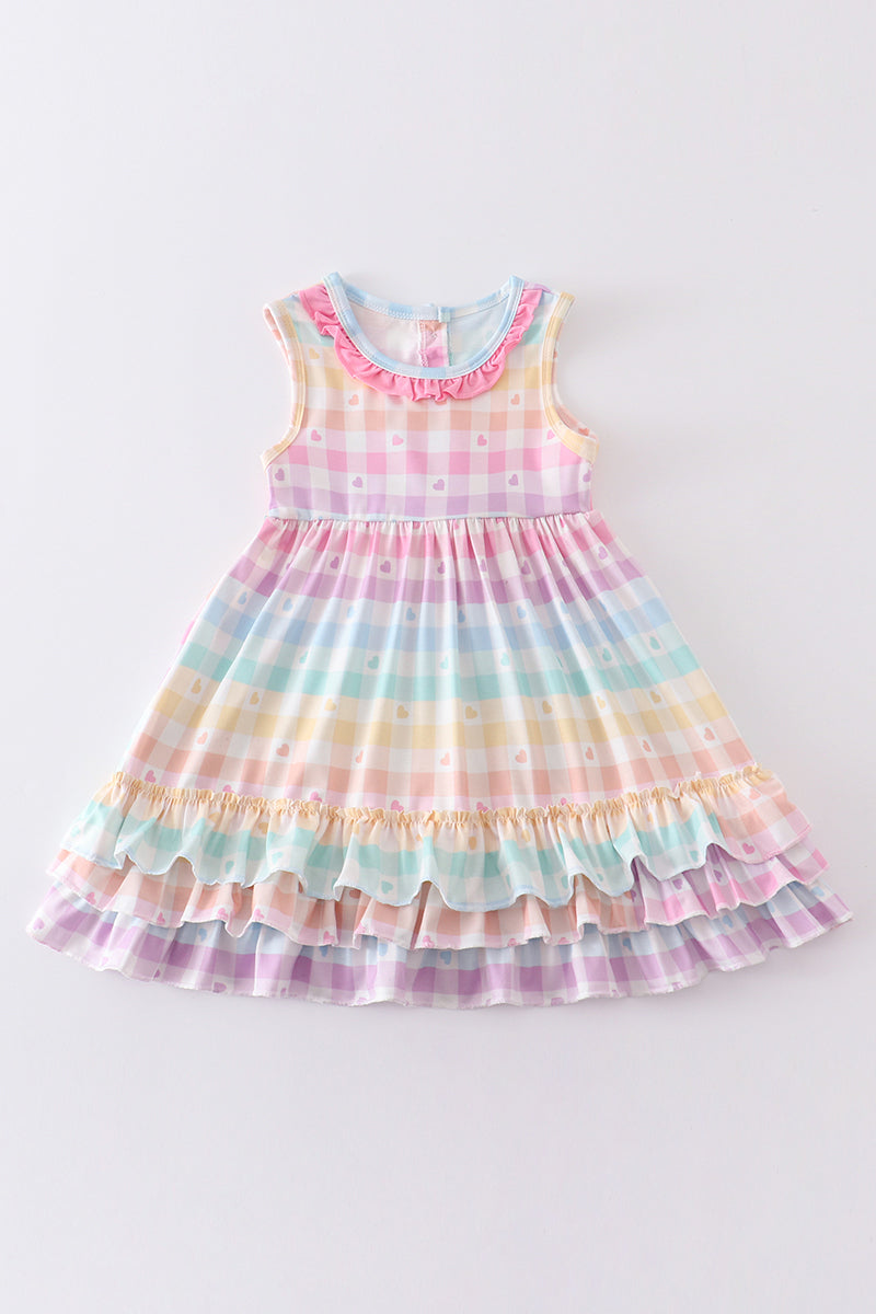 Rainbow Ruffle Dress