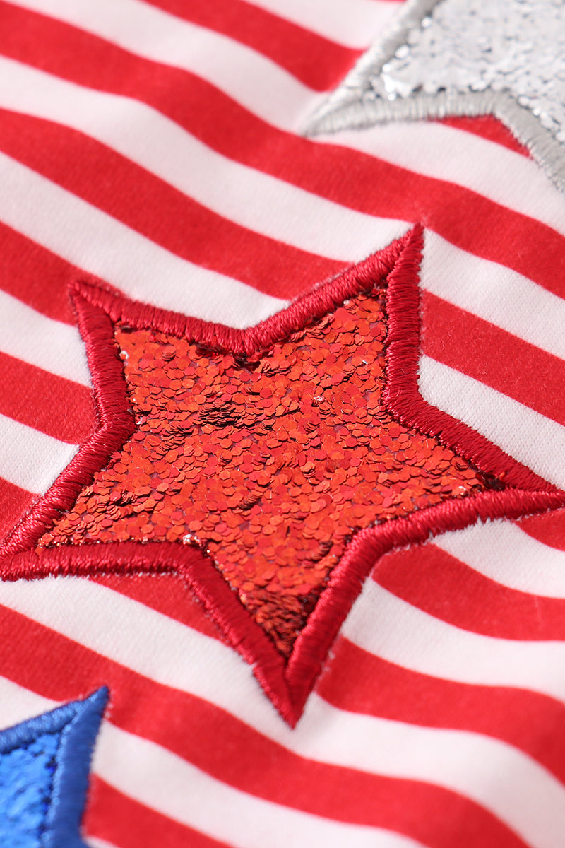 Patriotic star girl pants