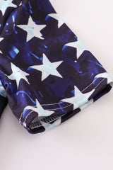 Patriotic flag print boy top