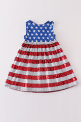 Patriotic sequin girl dress