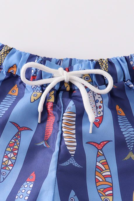Fish boy trunk shorts