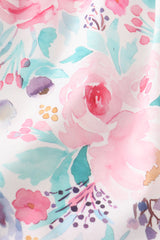 Floral I love dad embroidery dress