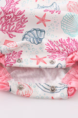 Pink Shell Embroidered Bubble