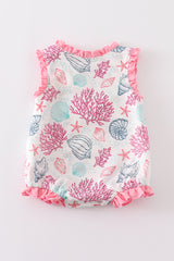 Pink Shell Embroidered Bubble
