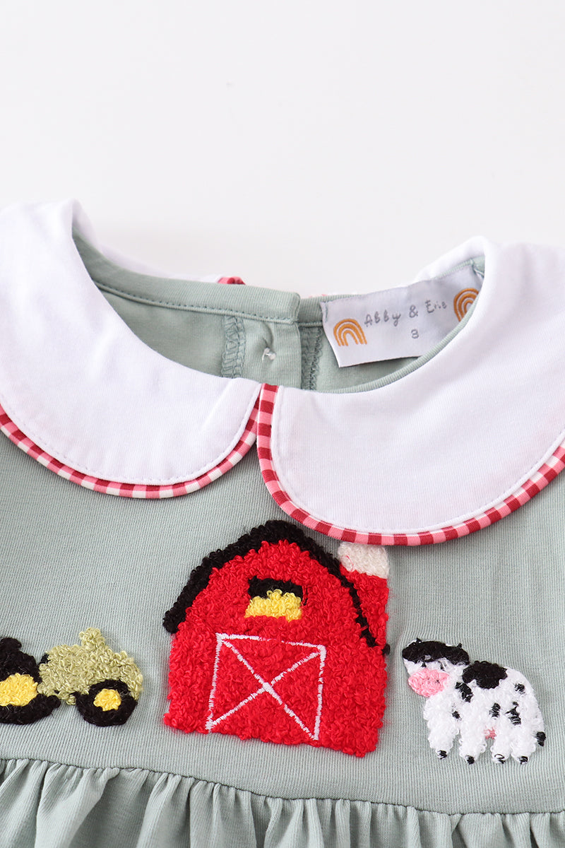Sage farm french knot dress