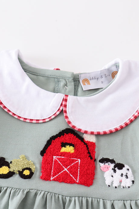 Sage farm french knot dress