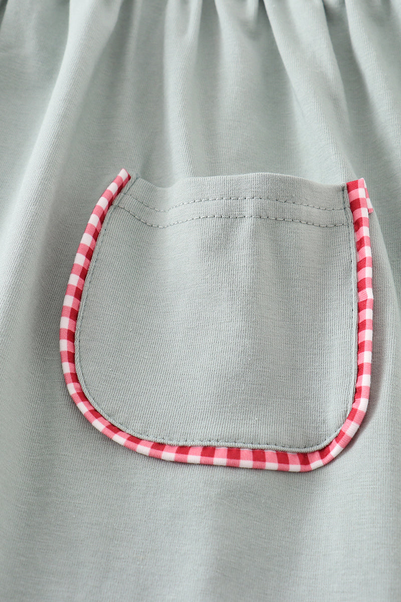Sage farm french knot dress