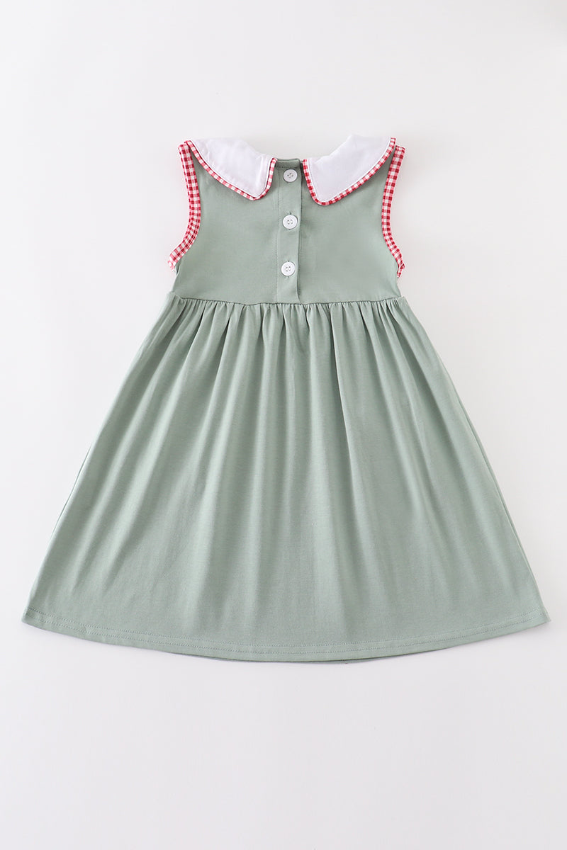 Sage farm french knot dress