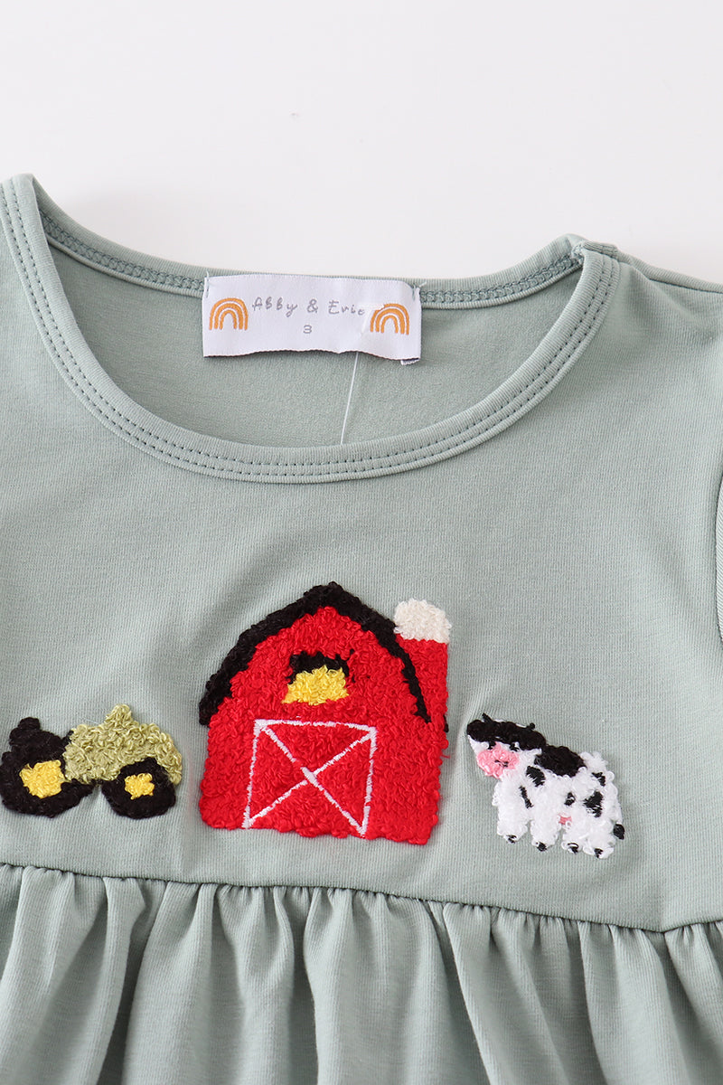 Sage farm french knot girl set
