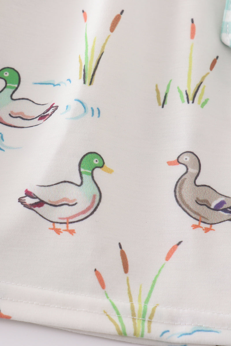 Sage duck girl set