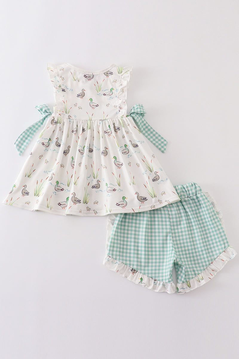 Sage duck girl set