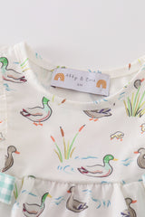 Sage duck girl bubble