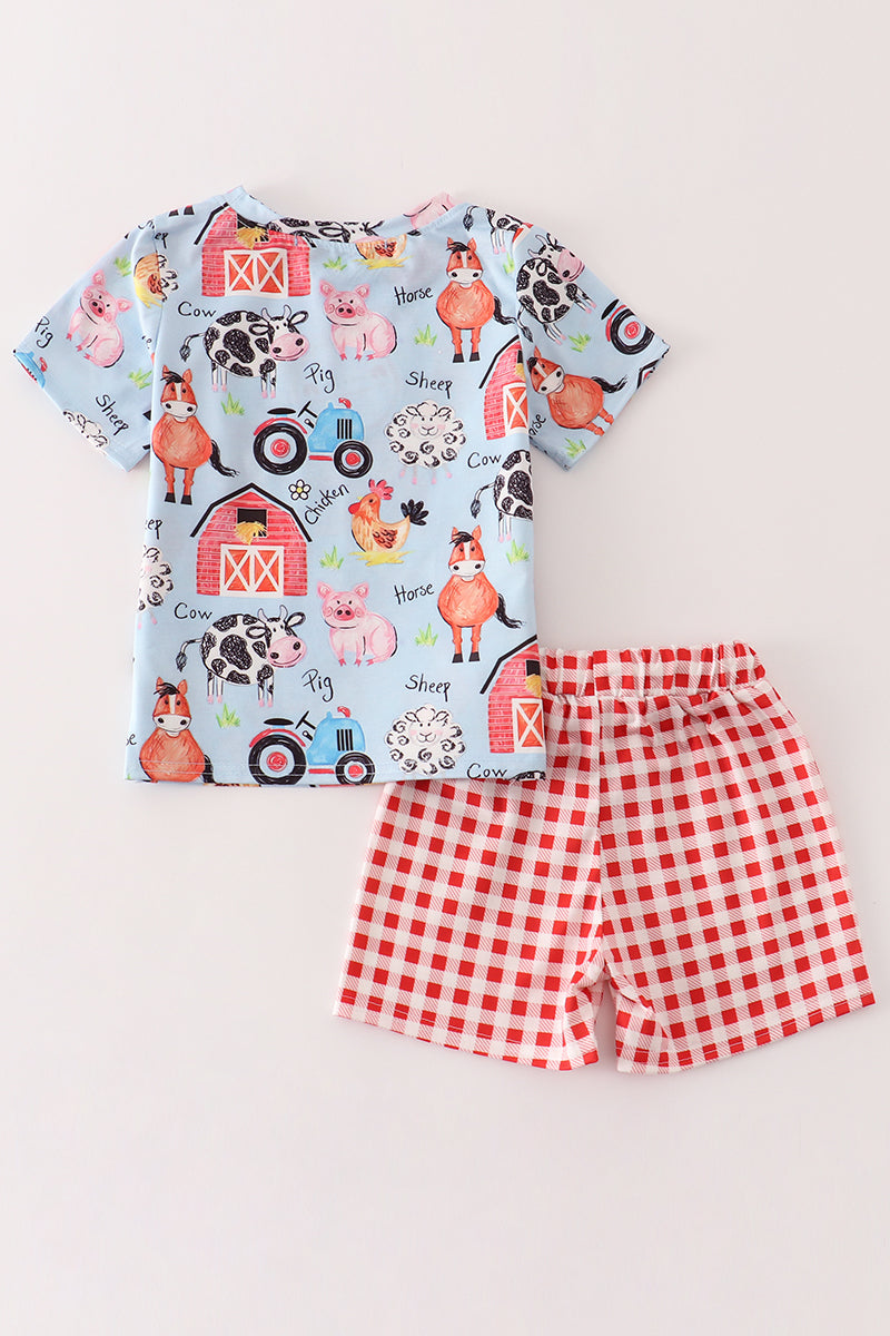 Farm animal boy set