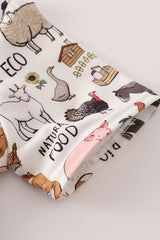 Beige farm boy set