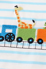 Blue farm embroidery boy jonjon