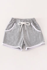 Grey boy shorts