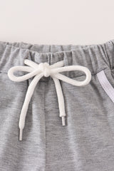 Grey boy shorts