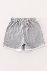 Grey boy shorts