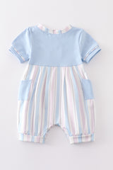 Crab french knot stripe boy bubble