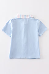 Crab french knot boy shirt