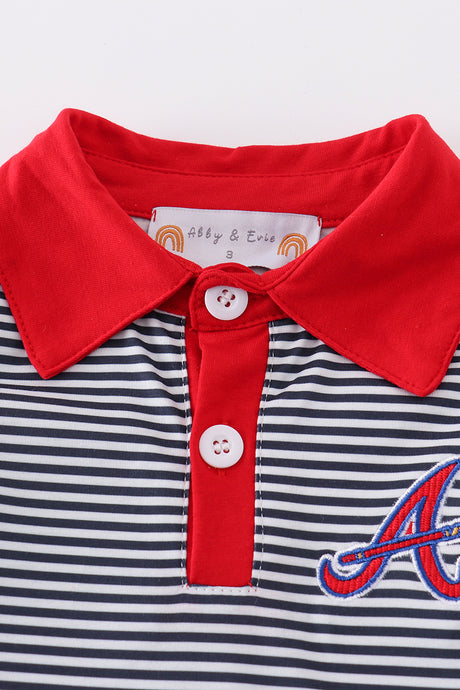 Atlanta baseball applique boy shirt