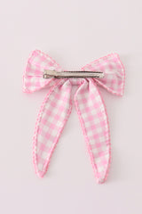 Pink hair sailor bow