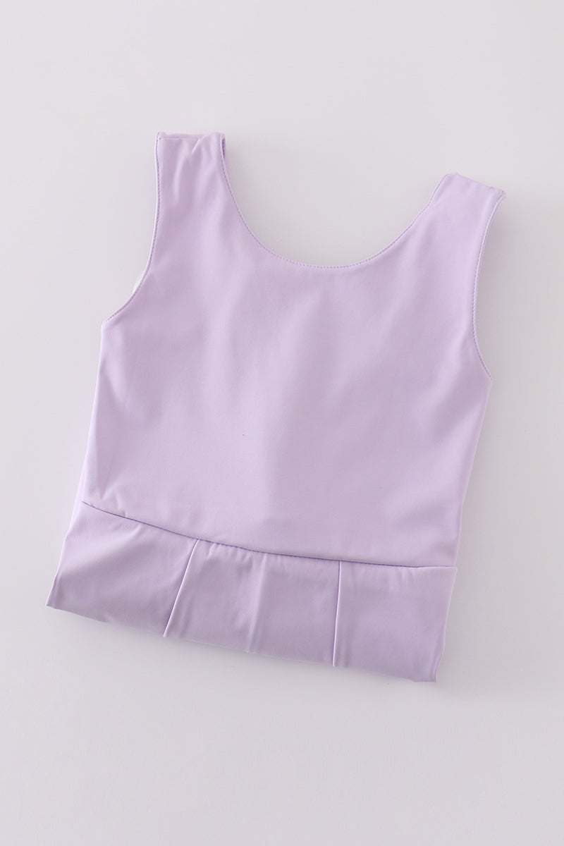 Lavender active sporty tennis dress