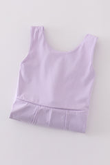 Lavender active sporty tennis dress