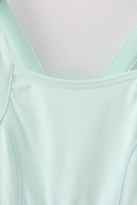 Mint active sporty ruffle tennis dress