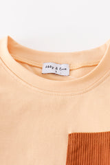 Brown corduroy boy set