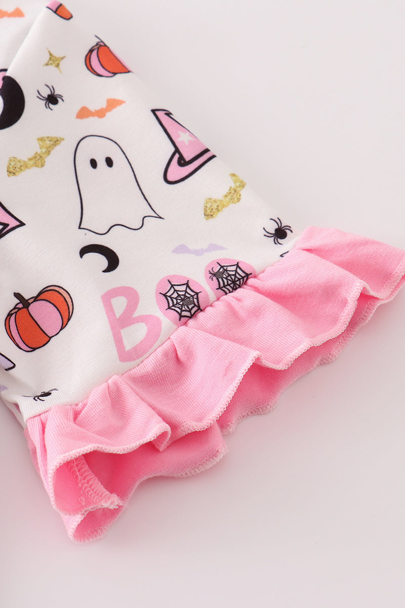 Pink halloween girl set